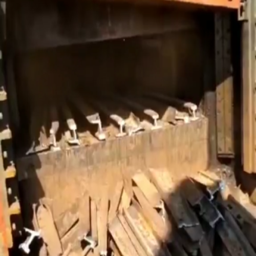 液压龙门剪切机剪切工字钢